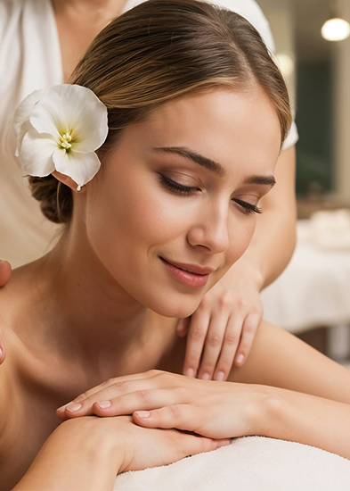 Facial treatment at Pushpa Skin Aesthetic