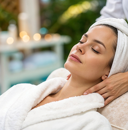 Personalised facial care in the studio