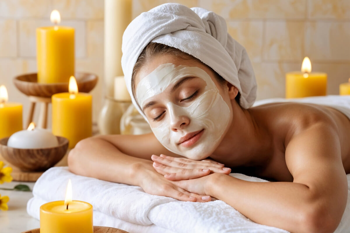 Facial skin treatment at Pushpa Skin Aesthetic